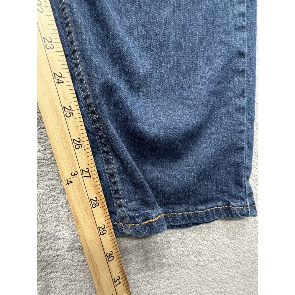 Levis 505 Jeans Mens Measured 34x29 Blue Stretch Straight Leg‎ Medium Wash Pants